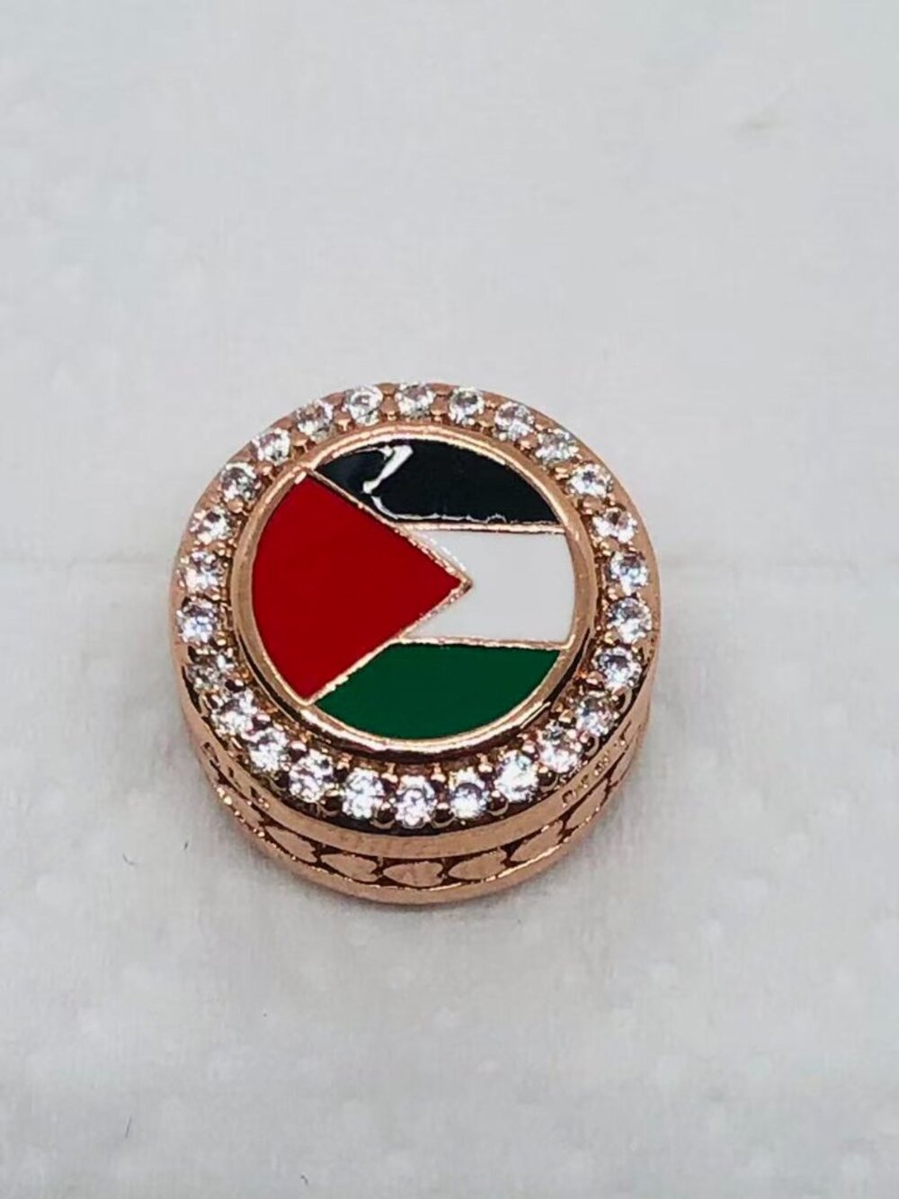 ✨ ✨Pandora Palestine Exclusive Country Flag Colors Button CHARM